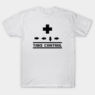 Take control! minimalistic gaming controller design T-Shirt